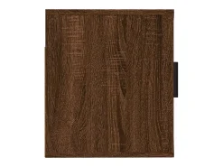 Murk Mueble para TV de pared roble marrón 57x34,5x40 cm