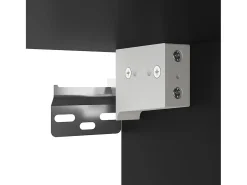 Murk Muebles para TV de pared 2 uds negro 40x34,5x60 cm