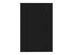 Murk Muebles para TV de pared 2 uds negro 40x34,5x60 cm