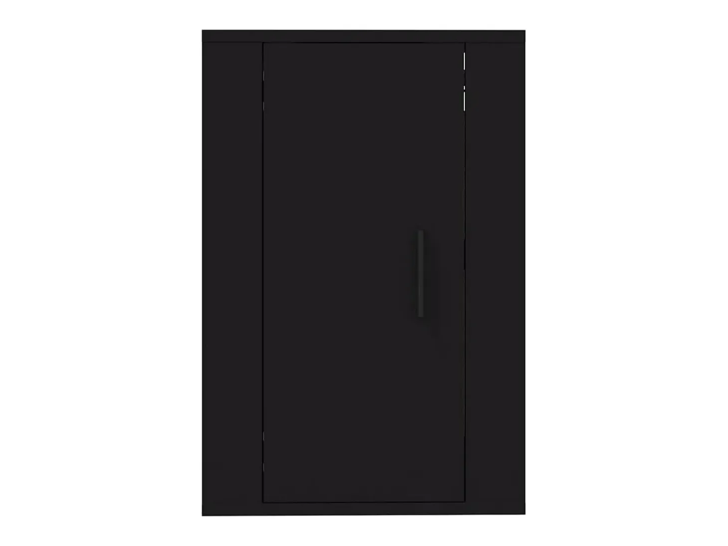 Murk Muebles para TV de pared 2 uds negro 40x34,5x60 cm