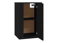 Murk Muebles para TV de pared 2 uds negro 40x34,5x60 cm