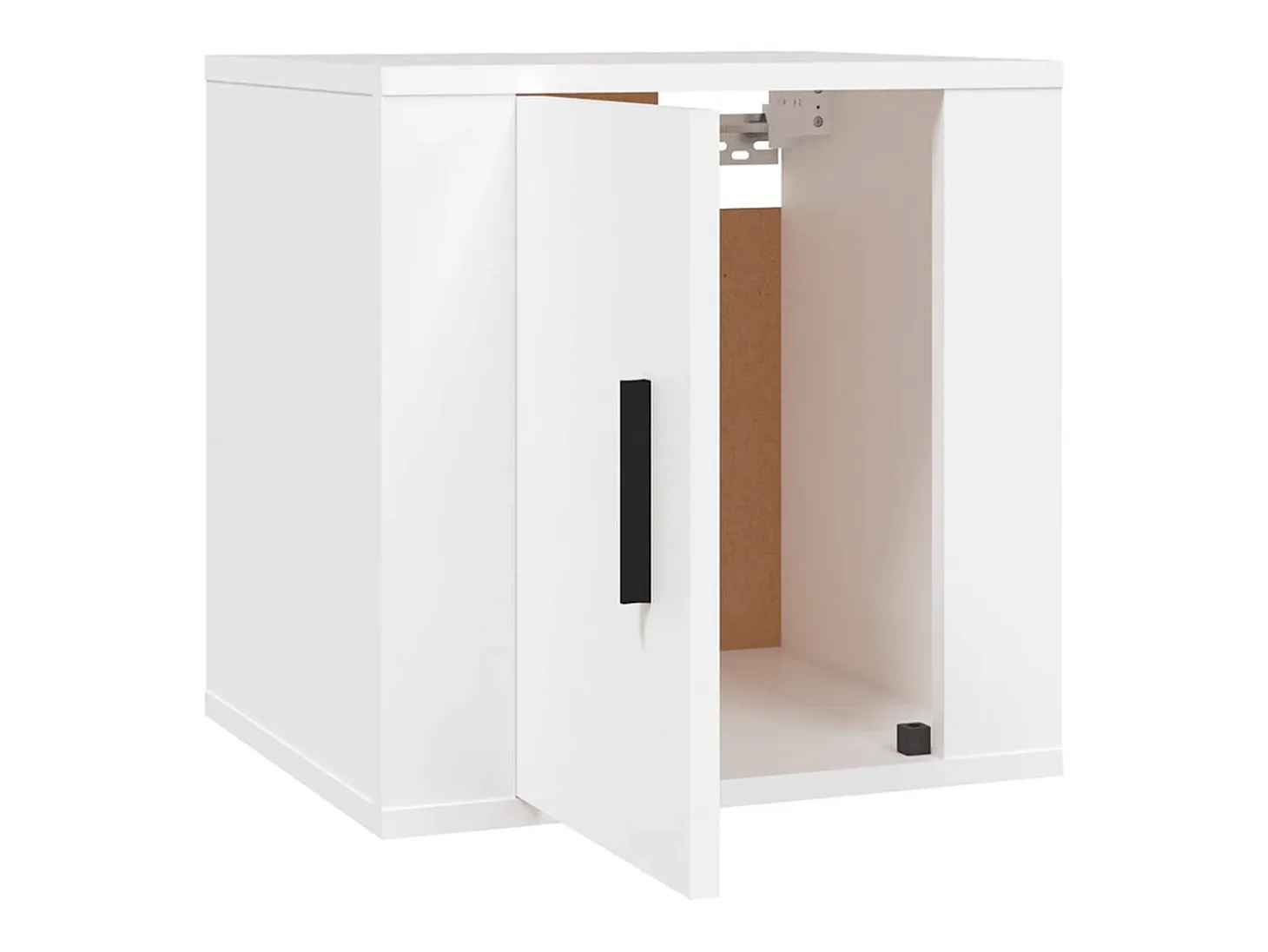 Murk Muebles para TV de pared 2 uds blanco 40x34,5x40 cm
