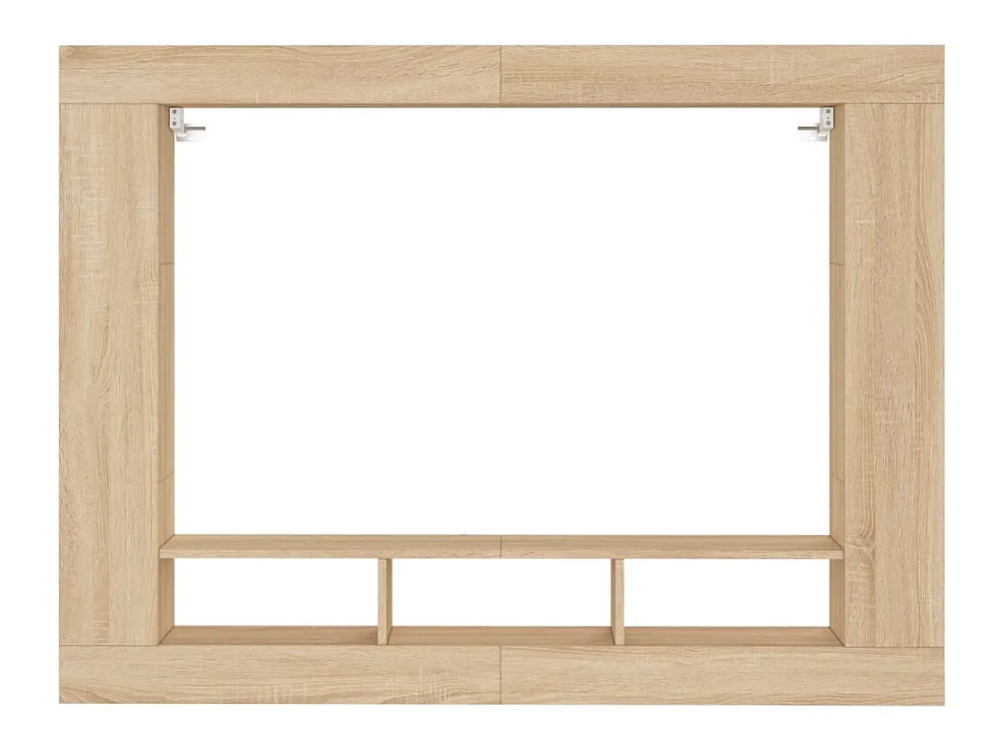 Mykdal Mueble de TV madera de ingeniería roble Sonoma 152x22x113 cm