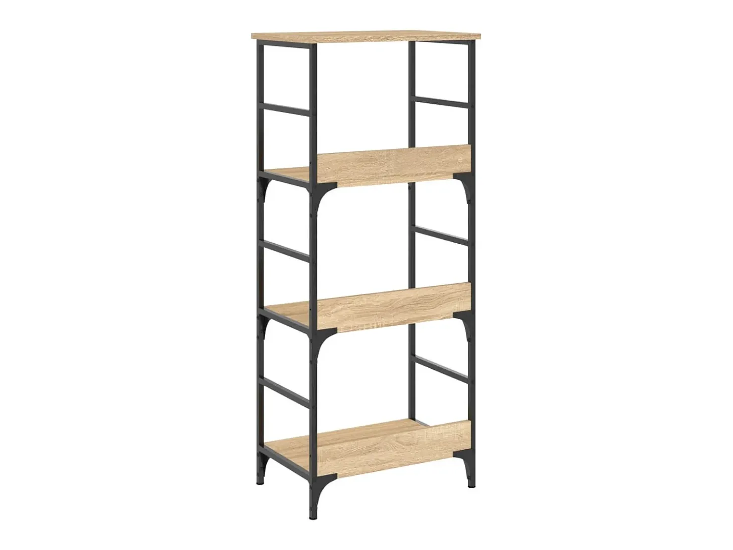 Namur Estantería de madera ingeniería roble Sonoma 50x33x117,5 cm
