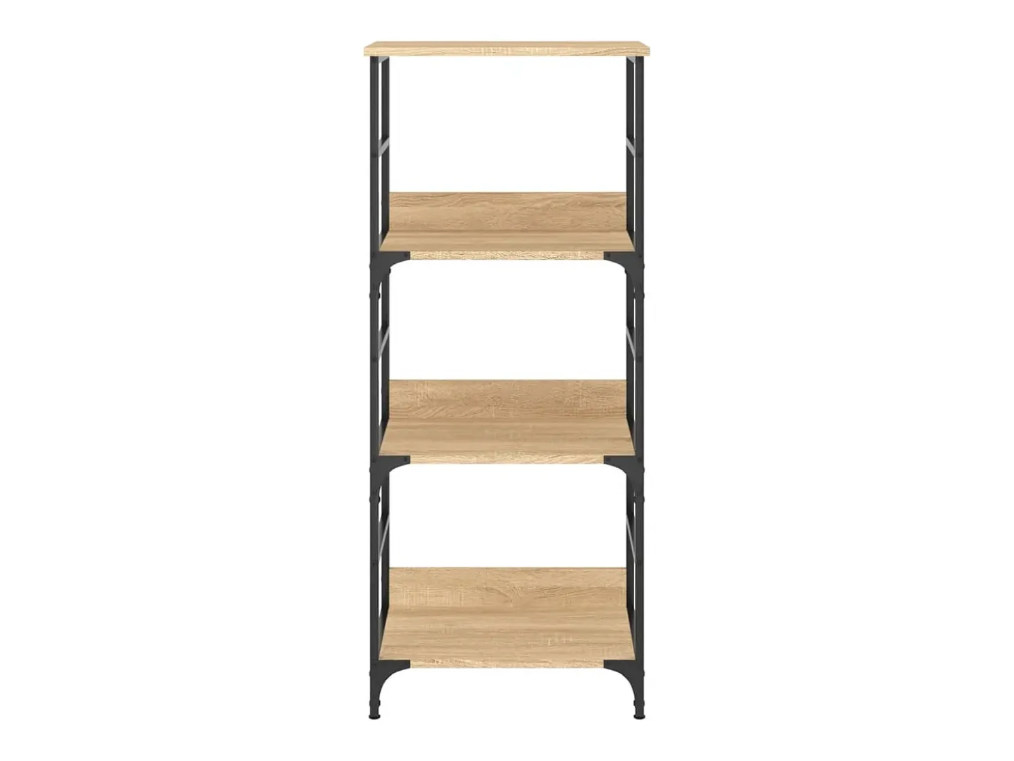 Namur Estantería de madera ingeniería roble Sonoma 50x33x117,5 cm