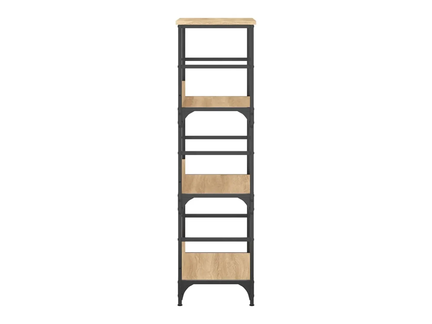 Namur Estantería de madera ingeniería roble Sonoma 50x33x117,5 cm