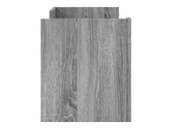 Nando Mueble de TV madera contrachapada gris Sonoma 100x35x40 cm