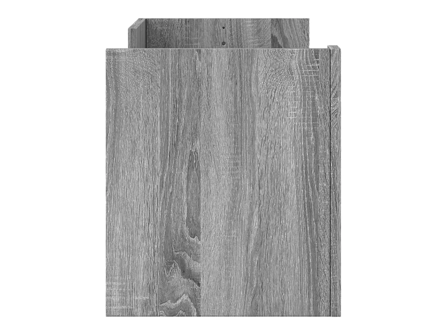 Nando Mueble de TV madera contrachapada gris Sonoma 100x35x40 cm