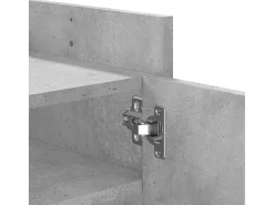 Nando Mueble para TV contrachapada gris hormigón 100x35x40 cm