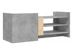 Nando Mueble para TV contrachapada gris hormigón 100x35x40 cm