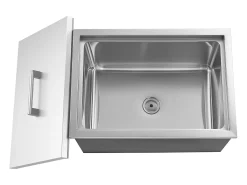 Nevera con Ruedas SucceBuy, 50,8 x 35,5 x 30,6 cm, Depósito de Hielo Comercial de 30 L para Vino y Cerveza Fríos