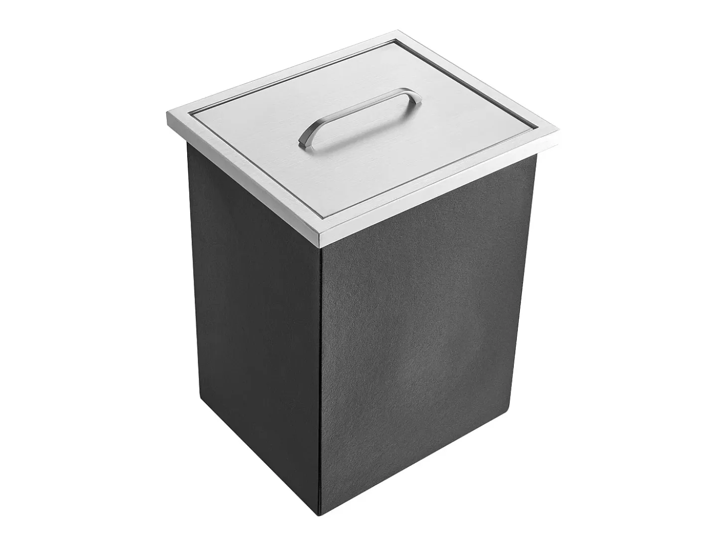 Nevera Empotrada SucceBuy, 35,6 x 30,5 x 45,7 cm, Hielera de Acero Inoxidable con Tapa