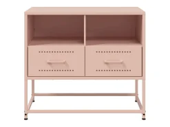 Nicholas Mueble para TV de acero rosa 68x39x60,5 cm