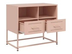 Nicholas Mueble para TV de acero rosa 68x39x60,5 cm