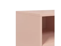 Nicholas Mueble para TV de acero rosa 68x39x60,5 cm