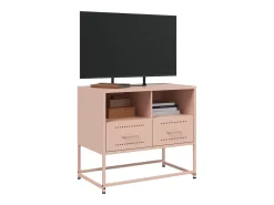 Nicholas Mueble para TV de acero rosa 68x39x60,5 cm