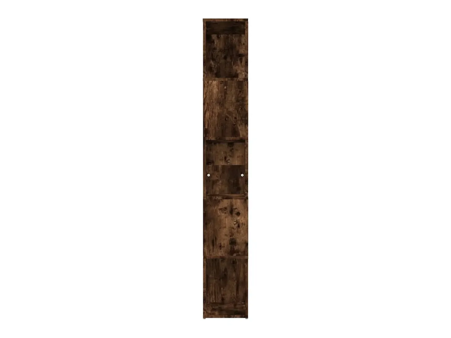 Niels Estantería de madera contrachapada roble ahumado 45x24x160 cm