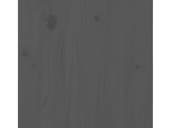 Njorir Mueble de TV de madera maciza de pino gris 140x35x40 cm