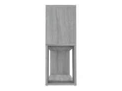 Norman Estantería de madera contrachapada gris Sonoma 100x24x63 cm