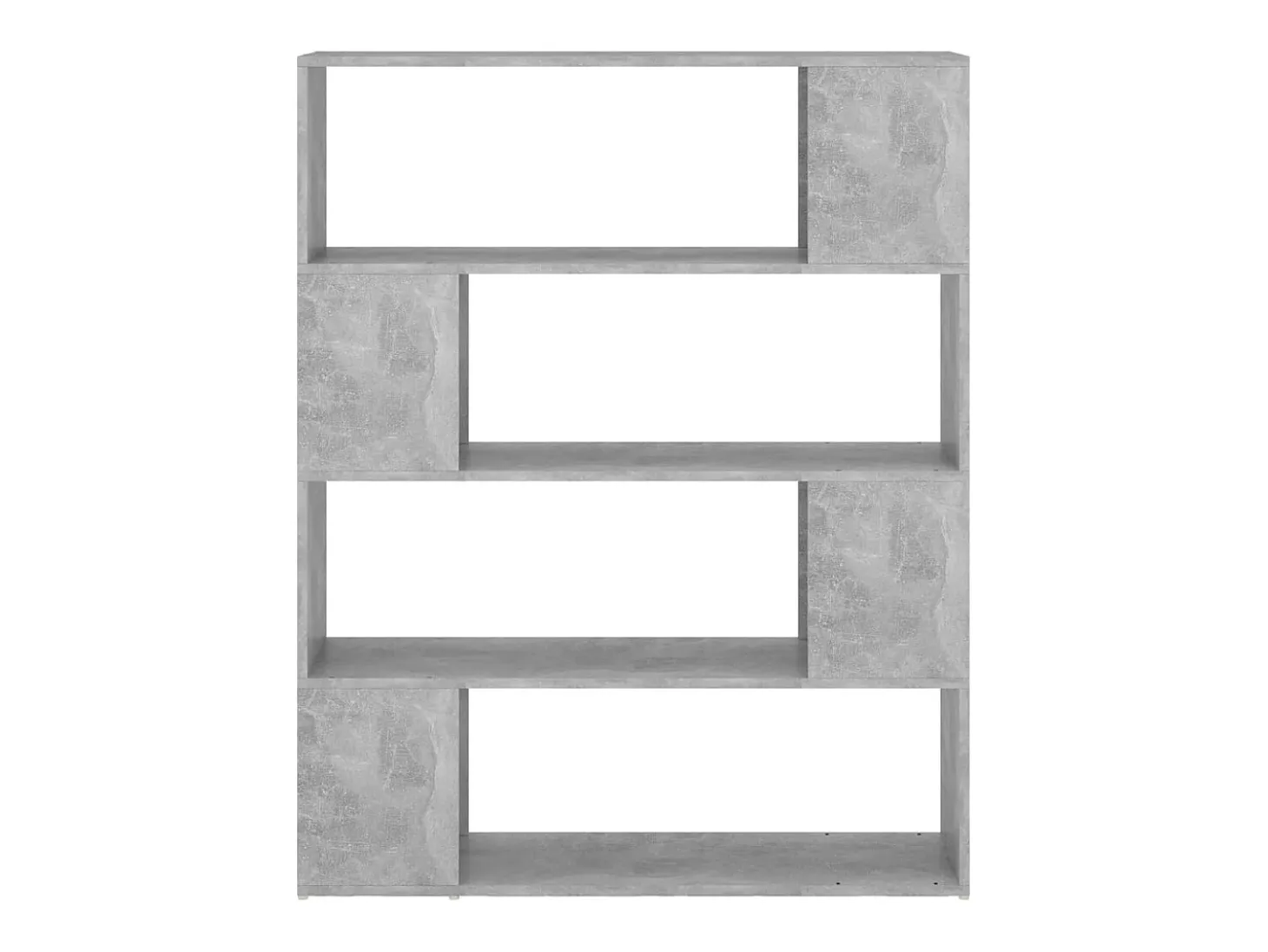 Norman Estantería divisor de espacios gris hormigón 100x24x124 cm