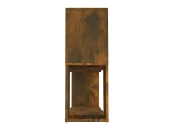Norman Estantería madera contrachapada color roble ahumado 100x24x63cm