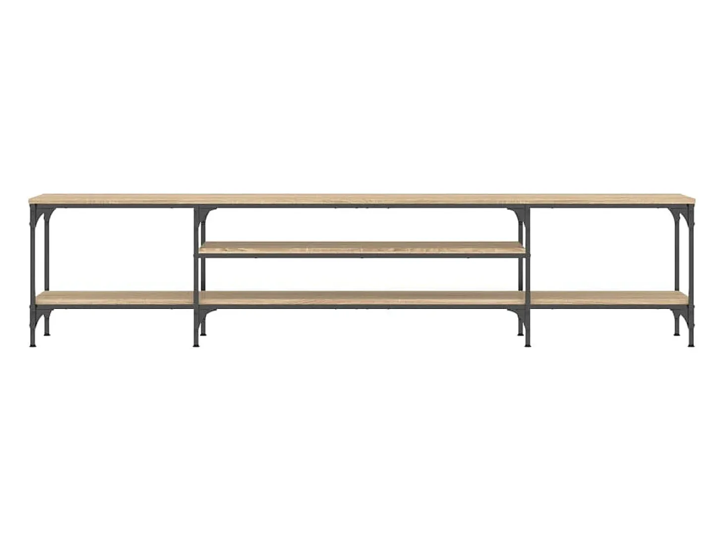 Numa Mueble TV madera ingeniería y erro roble sonoma 201x35x45 cm