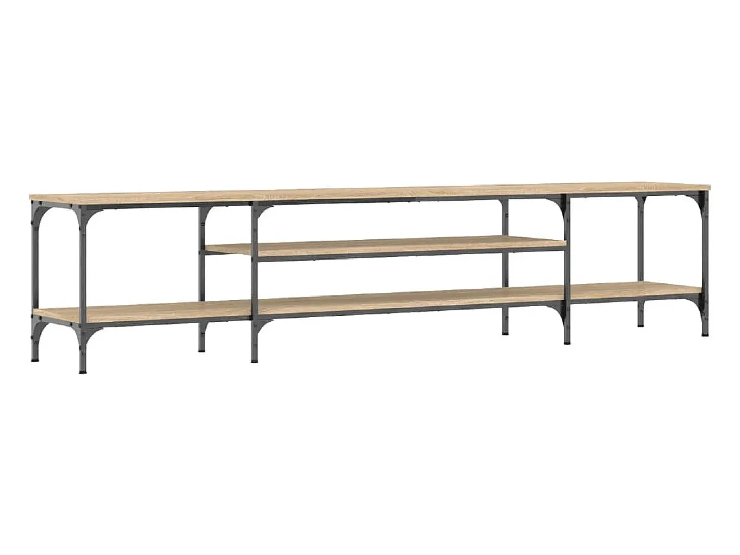 Numa Mueble TV madera ingeniería y erro roble sonoma 201x35x45 cm
