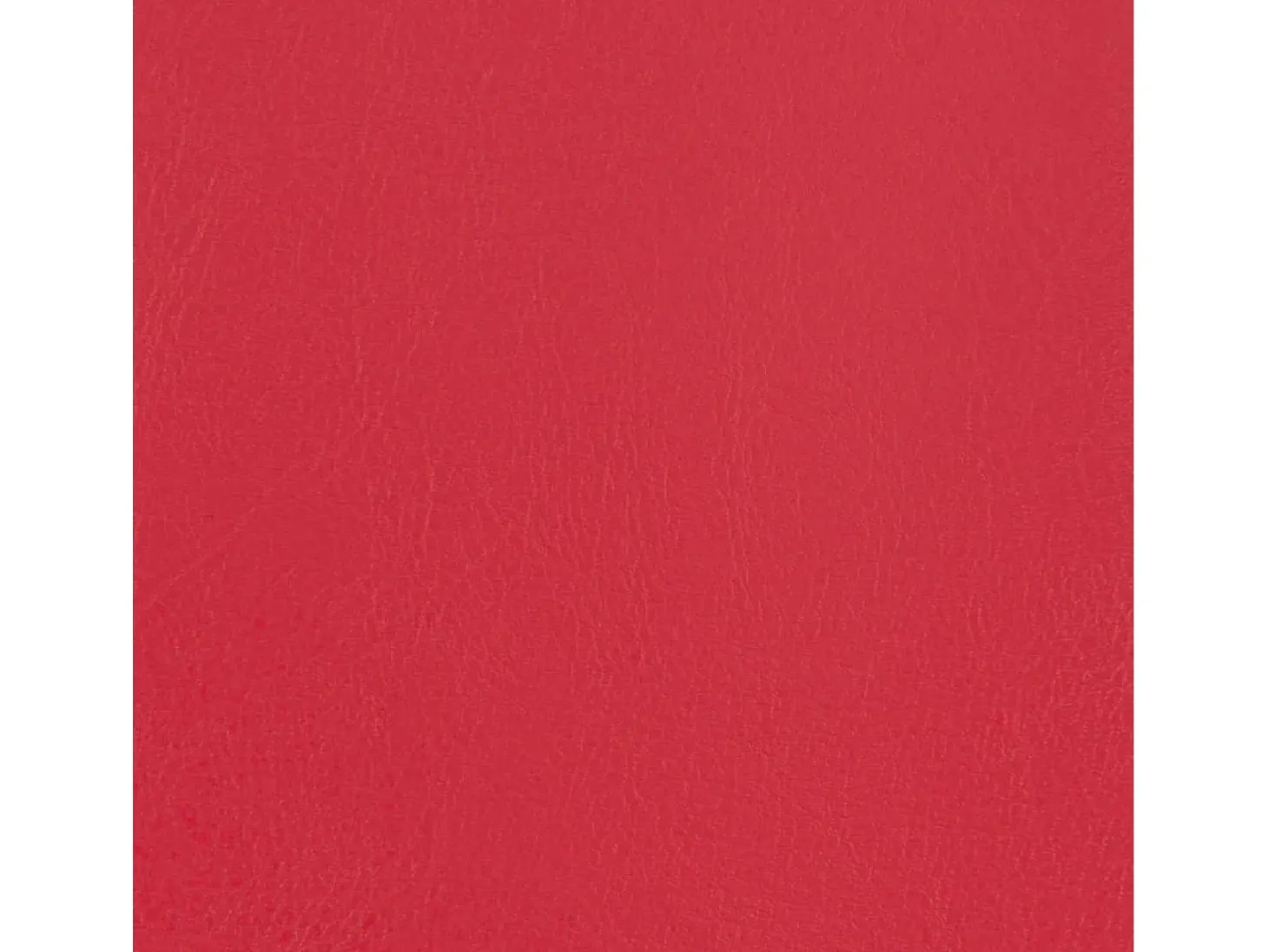 Nykøbing Mors Sillón con taburete cuero sintético rojo