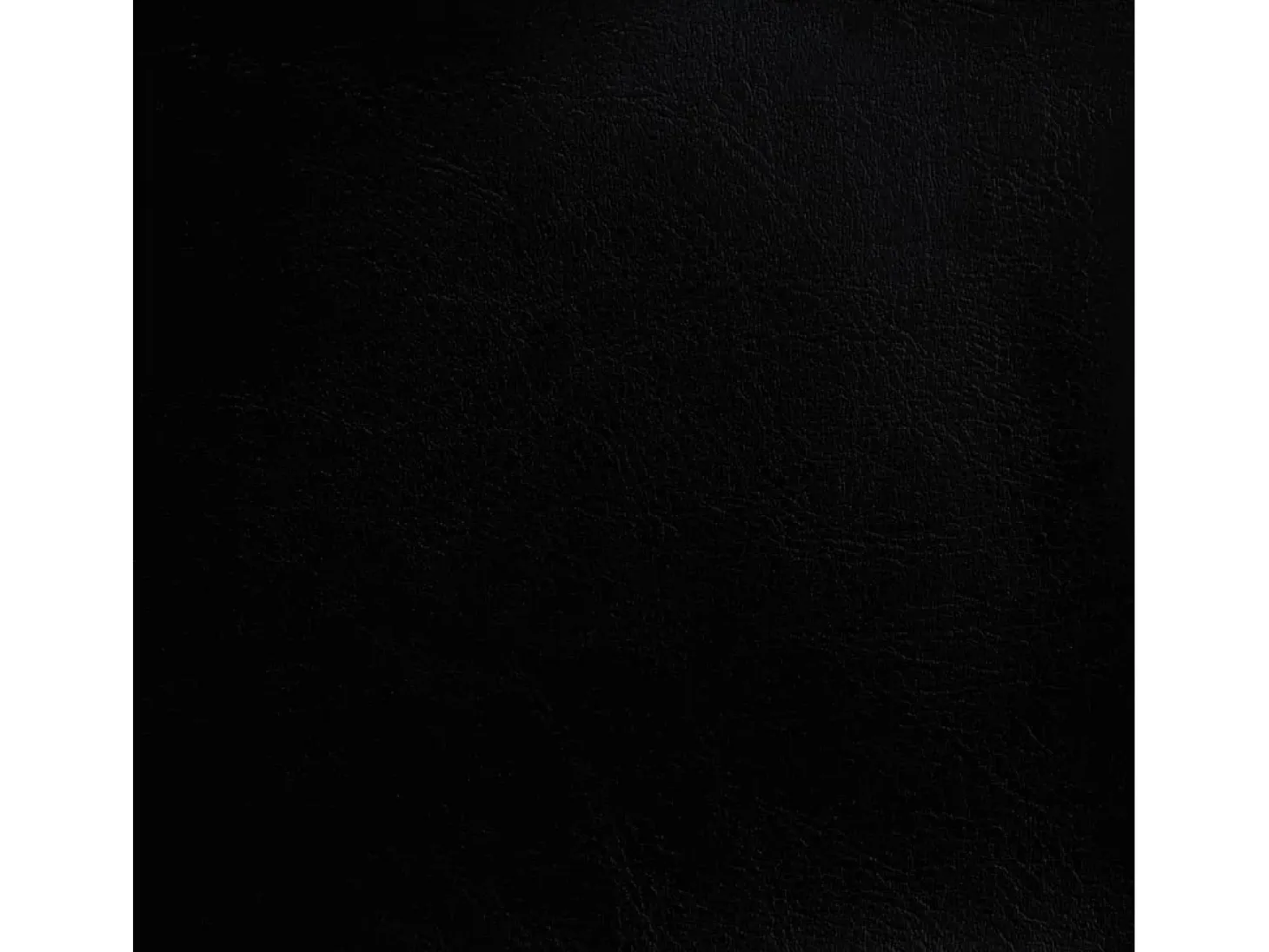 Nykøbing Mors Sillón con taburete cuero sintético negro