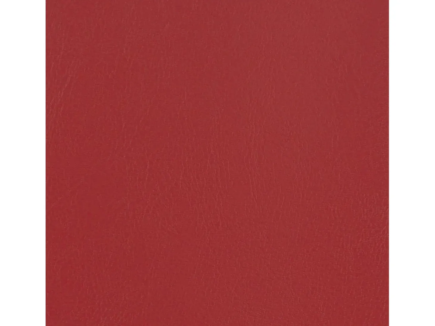 Nykøbing Mors Sillón diseño de cubo con reposapiés cuero sintético rojo tinto