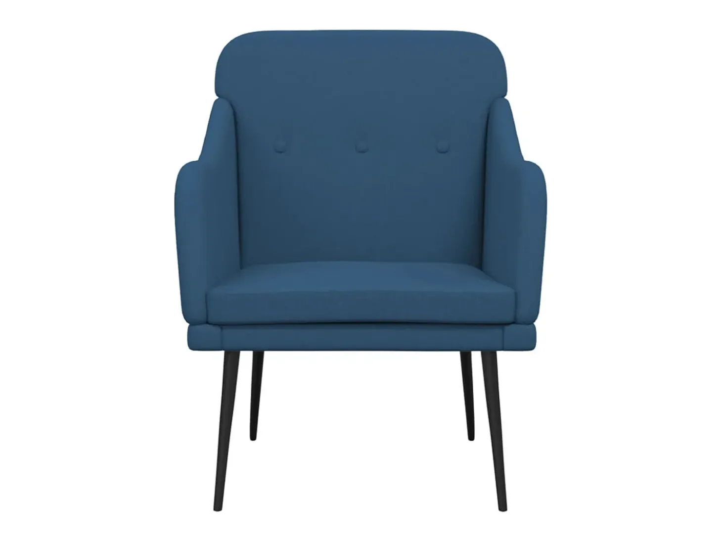 Nylra Sillón de tela azul 63x76x80 cm