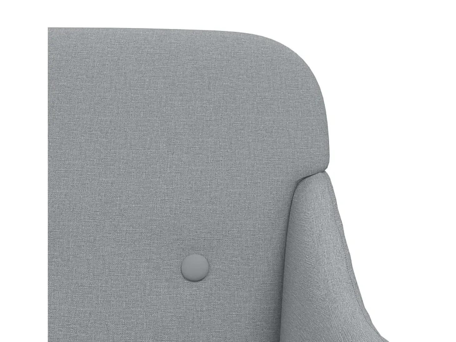 Nylra Sillón de tela gris claro 63x76x80 cm