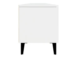 Odette Mueble de TV blanco 180x31,5x40 cm madera de ingeniería