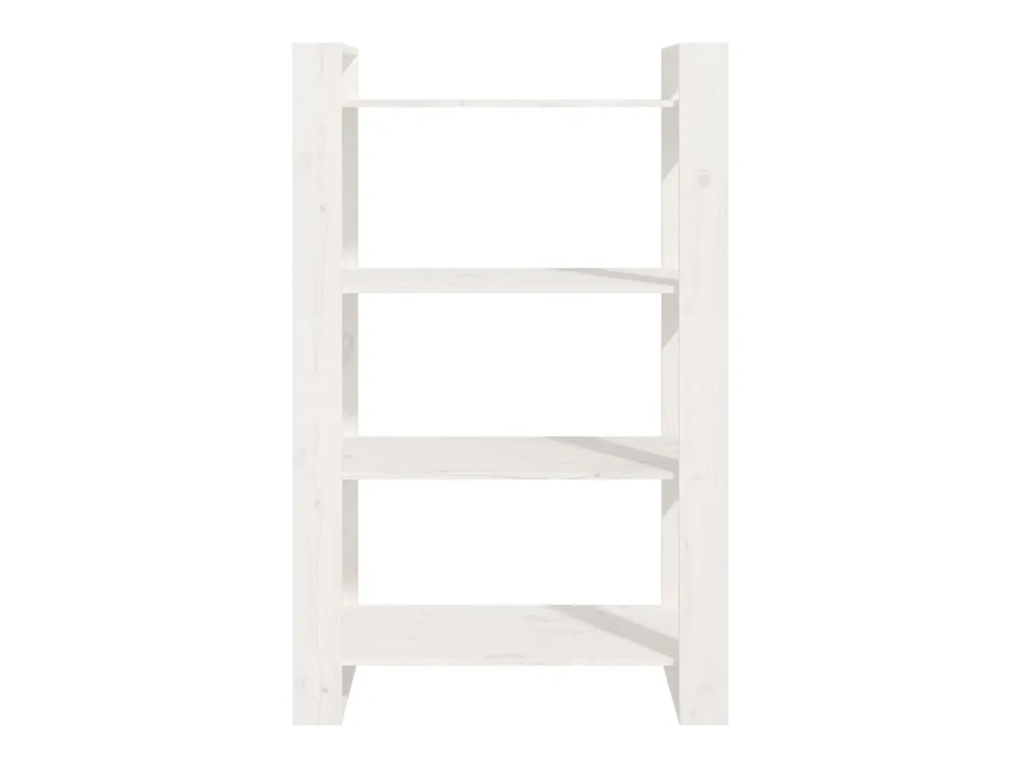 Orven Estantería/divisor de espacios madera pino blanco 80x35x125 cm