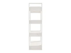 Orven Estantería/divisor de espacios madera pino blanco 80x35x125 cm