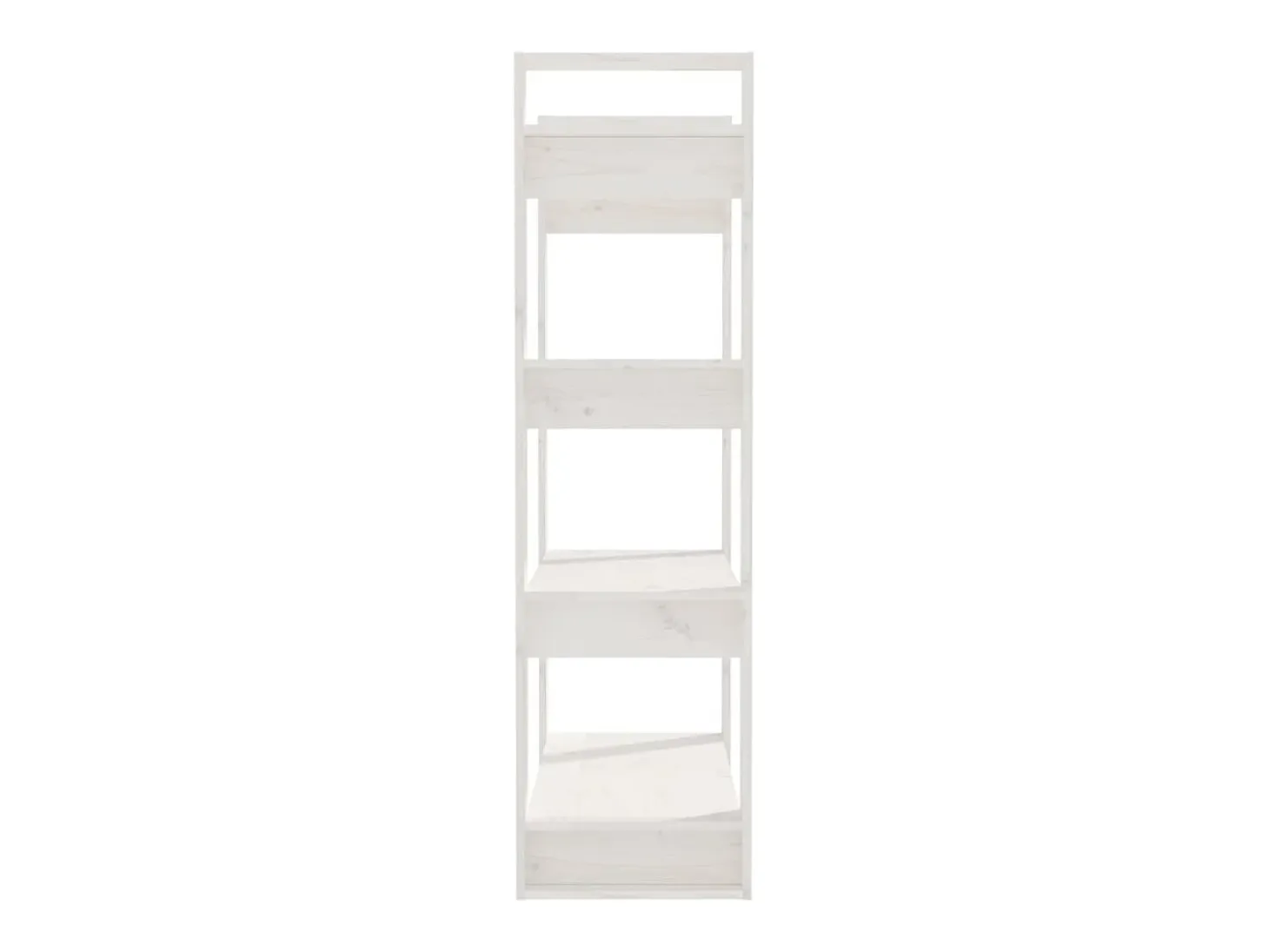 Orven Estantería/divisor de espacios madera pino blanco 80x35x125 cm