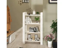 Orven Estantería/divisor de espacios madera pino blanco 80x35x125 cm