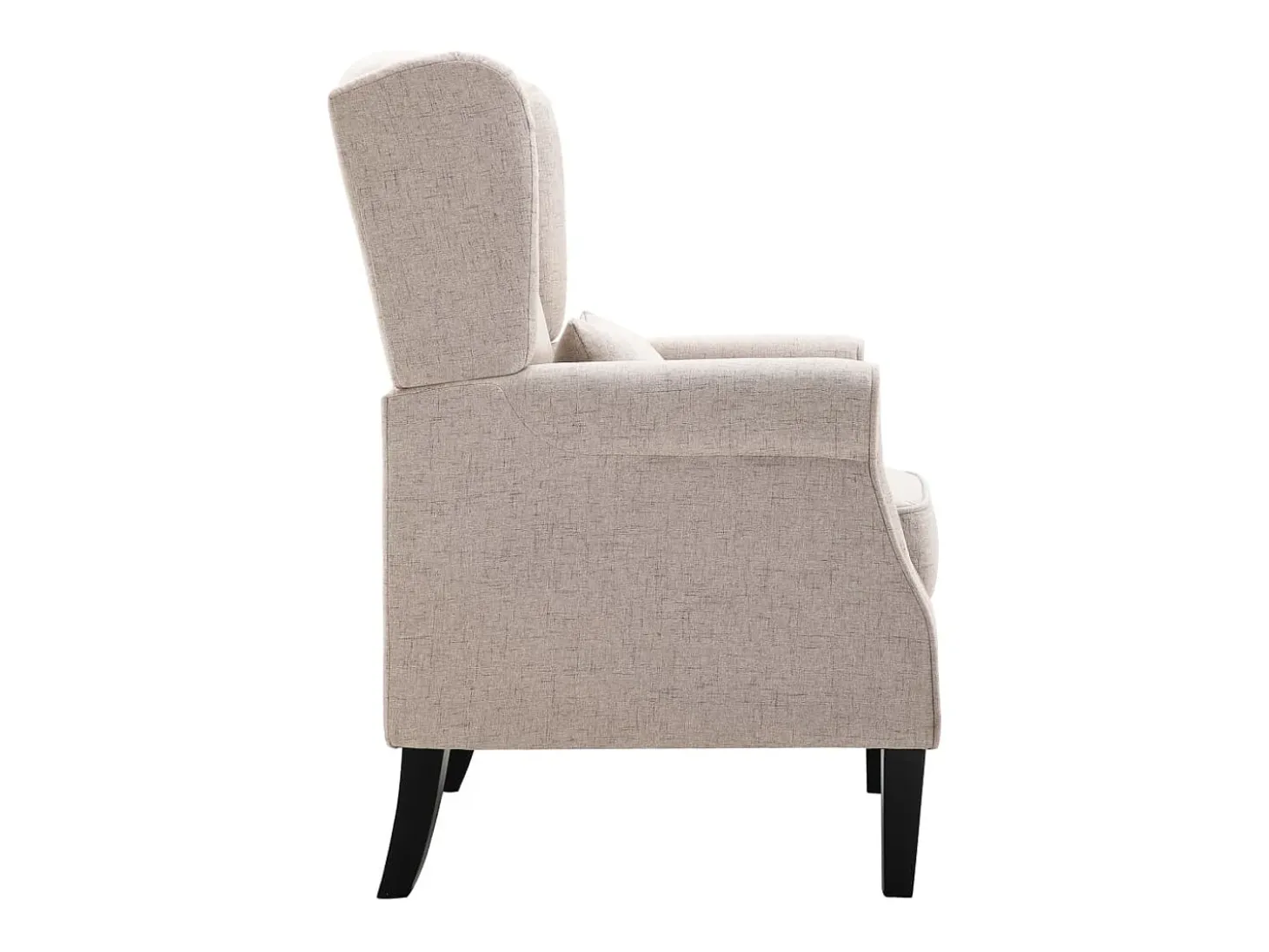 Ovrik Sillón de tela beige