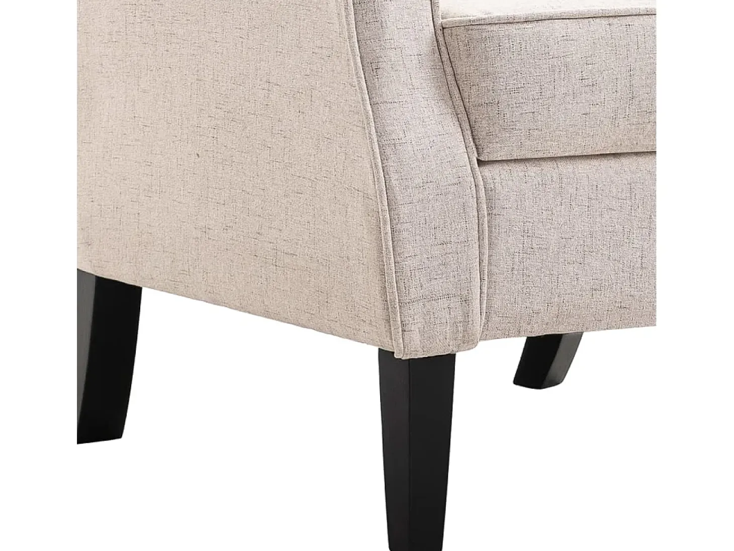 Ovrik Sillón de tela beige