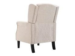 Ovrik Sillón de tela beige
