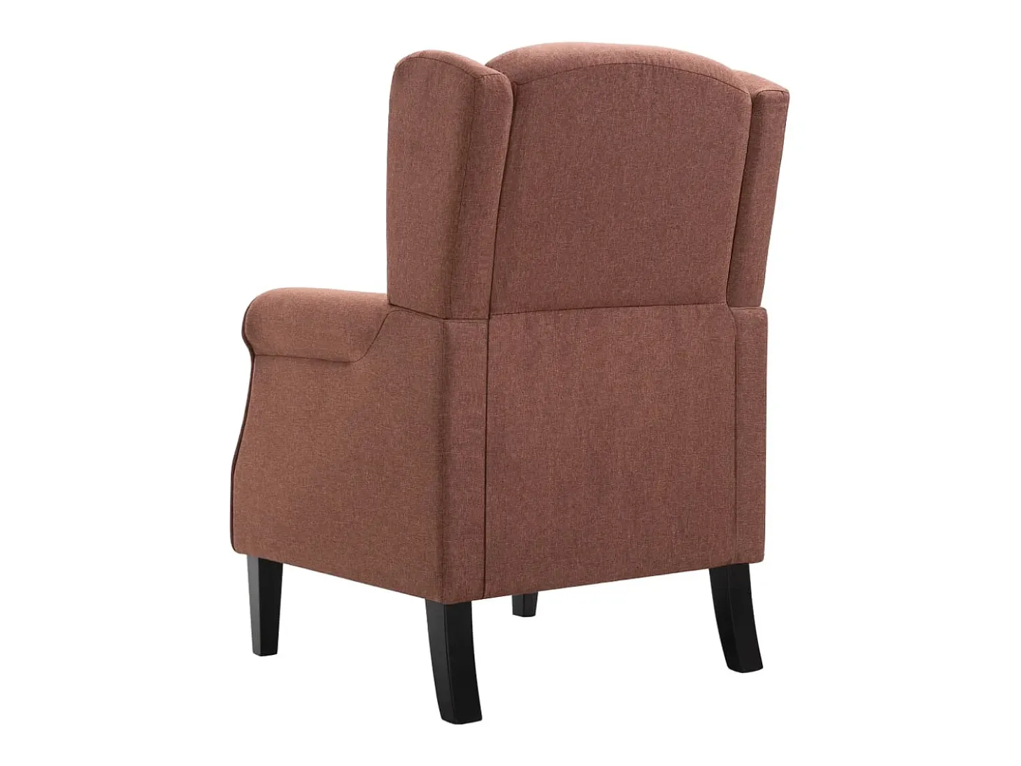 Ovrik Sillón de tela marrón