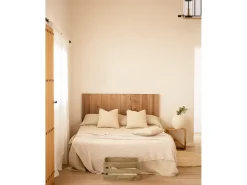 Pack 2 mesitas de madera maciza en tono roble oscuro de 40x40cm - STOKE - DECOWOOD