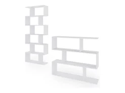 Pack estanterías Zoe Blanco Brillo