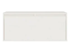 Palermo Muebles para TV 3 piezas madera maciza de pino blanco