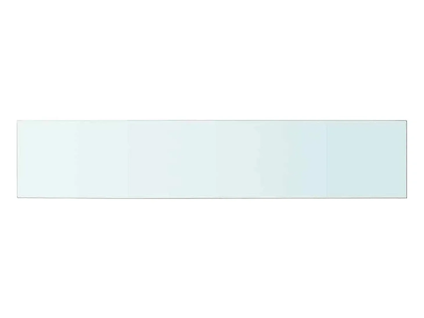 Panel de estante Vidrio transparente 100 x 20 cm