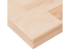 Panel de estantería 60x20x2,5 cm Madera maciza de roble sin tratar