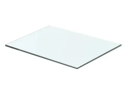 Paneles de estantería 2 piezas Vidrio transparente 40 x 25 cm