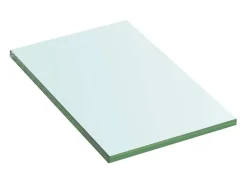 Paneles de estantería 2 piezas Vidrio transparente 20 x 12 cm