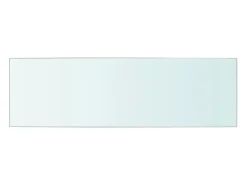 Paneles de estantería 2 piezas Vidrio transparente 50 x 15 cm