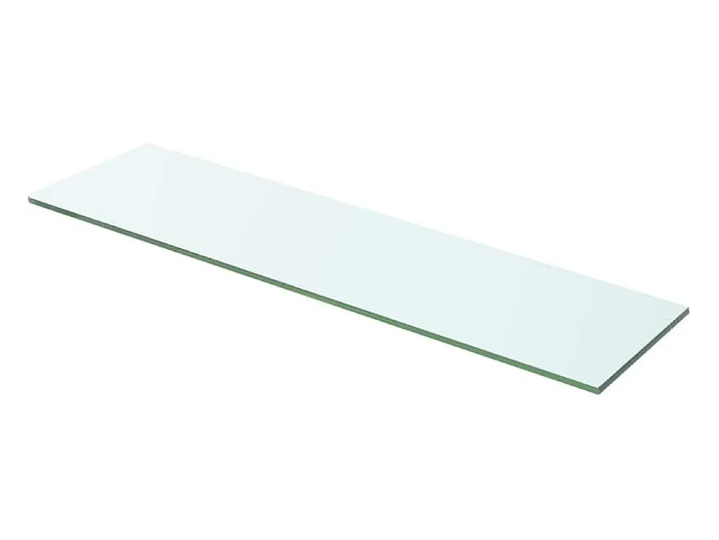 Paneles de estantería 2 piezas Vidrio transparente 60 x 12 cm